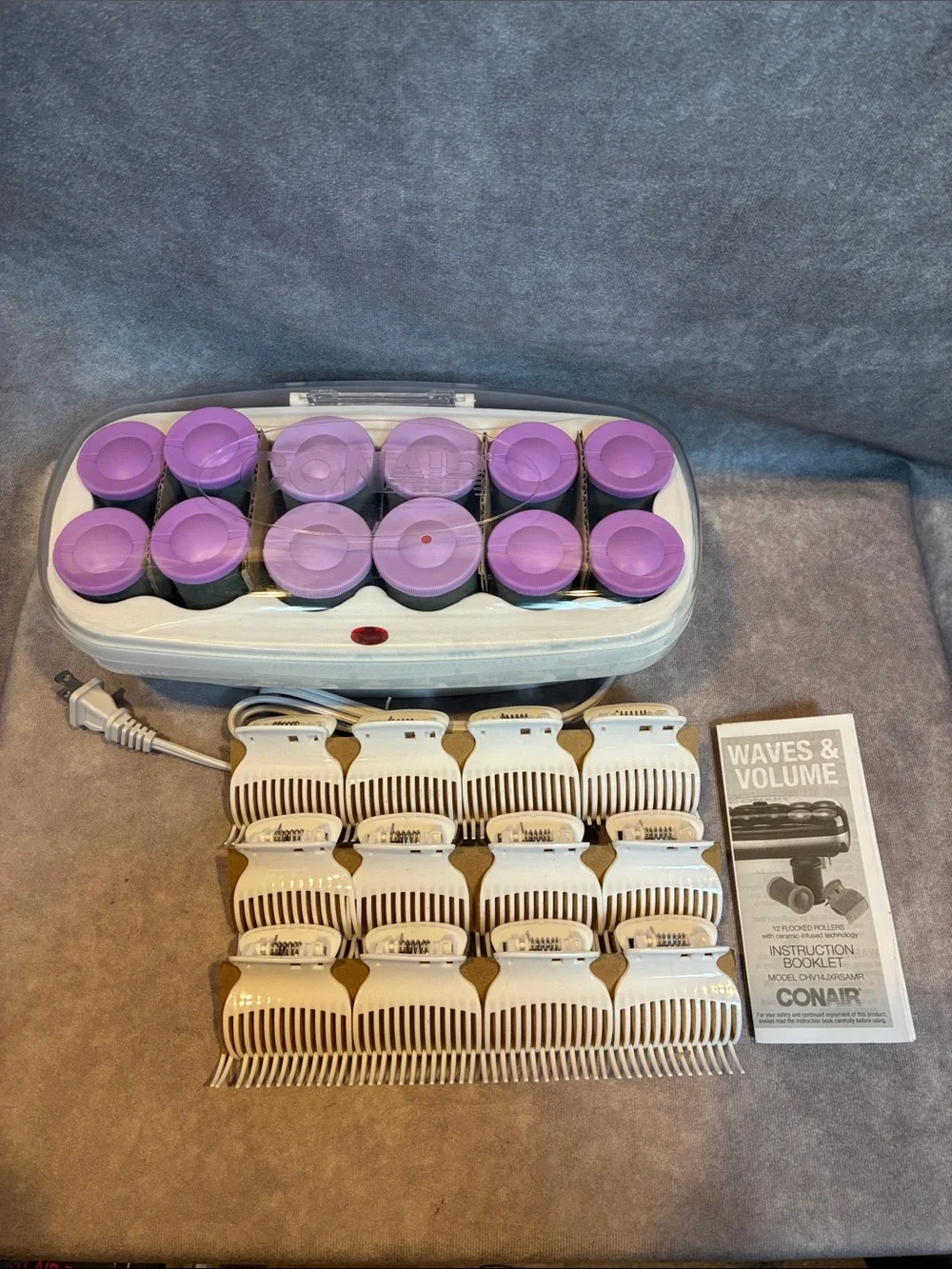 Conair Waves & Volume Hot Roller Set in Purple and White